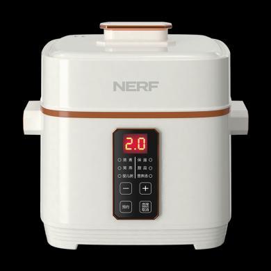 拉尔弗NERF电炖盅BE-D820陶瓷内胆免看管防干烧24H智能预约0.8L