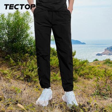 TECTOP/探拓户外春季新款男式徒步耐磨弹力速干裤防风男休闲裤直筒旅行长裤