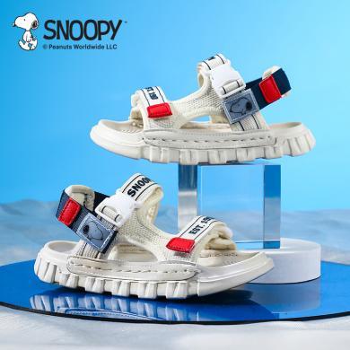 Snoopy史努比童鞋儿童凉鞋透气夏季新款男童凉鞋软底女童沙滩鞋包邮S3123931
