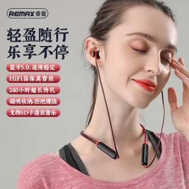 REMAX/睿量可插TF卡无线挂脖线控蓝牙耳机RX-S100