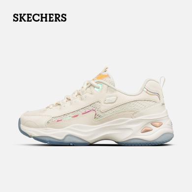 Skechers斯凯奇女鞋夏季四代熊猫鞋网面青春透气厚底休闲鞋老爹鞋S896009