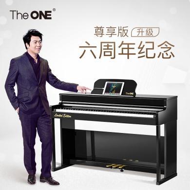 The ONE智能钢琴88键重锤电钢琴 尊享演奏版TOP2S 成年人儿童钢琴 光亮黑