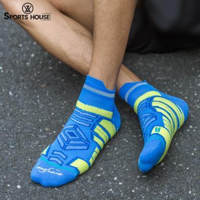 Sport's House运动之家男士透气短跑步袜专业马拉松运动潮袜子