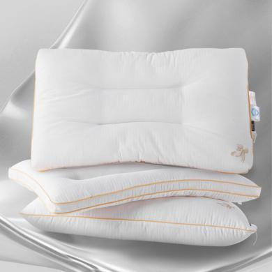多喜爱美眠康枕头母婴级大豆护颈枕芯100%棉面料刺绣绗缝织带设计枕芯枕头高低可选
