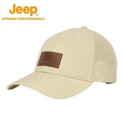 Jeep/吉普UPF50+防晒鸭舌帽男女户外透气散热户外骑行棒球帽可调节帽子 P313078959