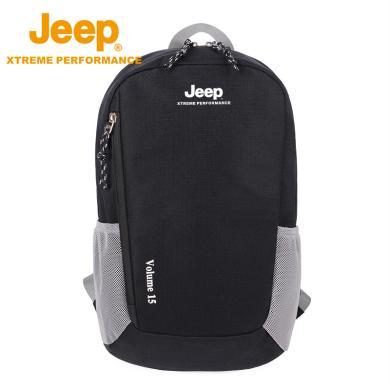 Jeep/吉普时尚潮流双肩包日常休闲旅游包防水透气电脑包P223078207
