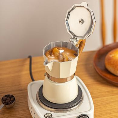 摩登主妇意式摩卡壶家用浓缩咖啡壶萃取煮咖啡机手冲咖啡器具套装