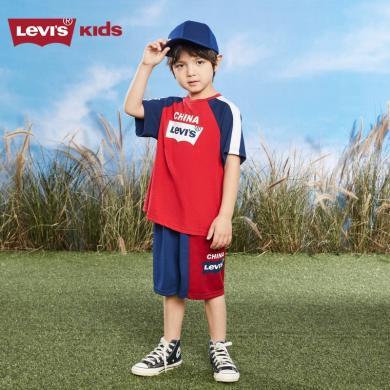 Levi's李维斯童装男童速干短袖T恤夏新款中大童短T打底衫上衣【rookie】 LVB-AG-H487