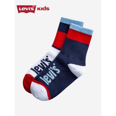 Levi's 李维斯儿童男童长袜2双装休闲儿童袜子 LHB-2W-0320