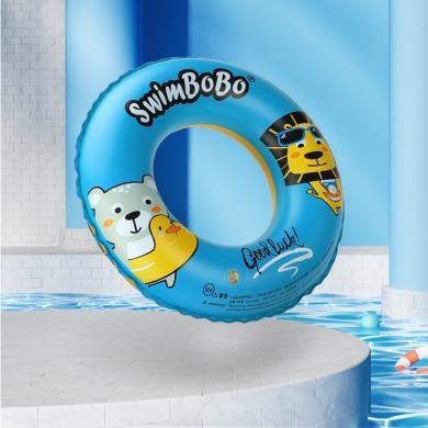 SWIMBOBO儿童游泳圈防侧翻游泳装备可爱卡通宝宝初学者加厚款泳圈