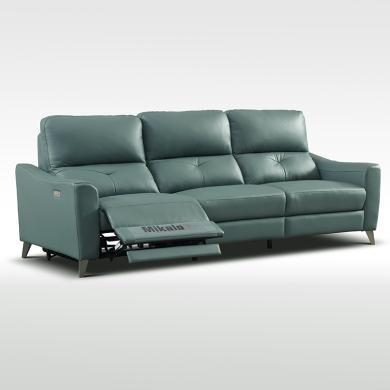 皇家密码 电动沙发可调节现代简约客厅功能直排头层牛皮真皮沙发组合