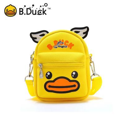 B.Duck小黄鸭儿童斜挎包便携单肩包小学生男童卡通书包女童小背包BP6501901