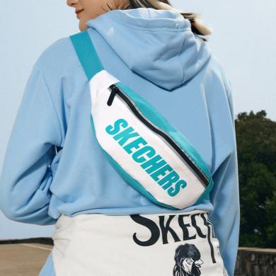 Skechers斯凯奇夏季情侣款运动时尚个性LOGO休闲腰包胸包SL121U122