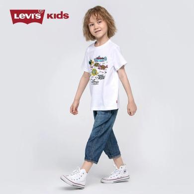 Levi's李维斯童装儿童短袖年夏季新款男童T恤中大童休闲上衣【rookie】 LV2122018PS-001