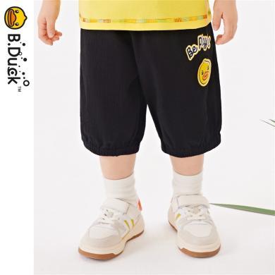 B.Duck小黄鸭童装宝宝短裤夏季薄款男童五分裤新款小童运动裤包邮BF2452065