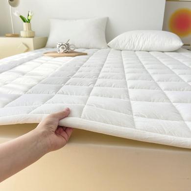南圣家纺 纯色加厚床护垫软垫子学生床垫全棉水洗棉床褥子软垫被宿舍床垫0.9米床垫LNO
