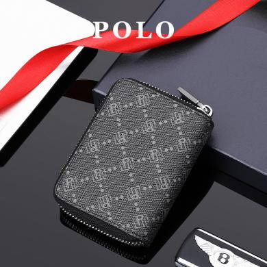 POLO/保罗男士卡包新款韩版百搭多功能卡包钱包一体证件位零钱包潮 PAQ31001