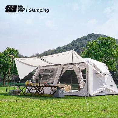 探险者帐篷户外两室一厅全自动野外野营露营装备用品 TXZ-1111Y