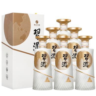 贵州习酒123干（白) 53度500ml*6整箱装 酱香型白酒
