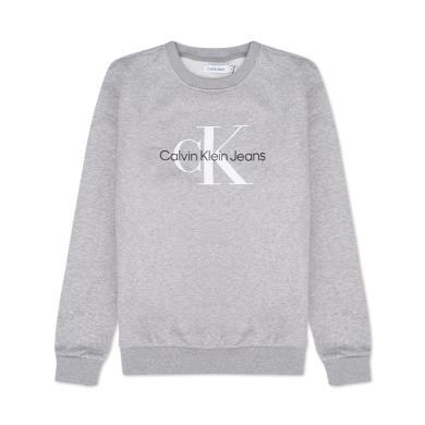 【支持购物卡】Calvin Klein 卡尔文.克莱恩男士字母logo棉质圆领卫衣多色可选 香港直邮