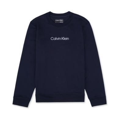 【支持购物卡】Calvin Klein 卡尔文.克莱恩男士日常简约百搭棉质圆领长袖卫衣香港直邮