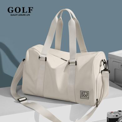 GOLF/高尔夫新款旅行包大容量男手提短途旅游出差行李袋休闲斜挎包干湿分离 GAD43957