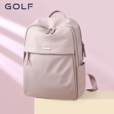 高尔夫/GOLF双肩包女韩版简约高中大学生书包休闲时尚背包女包包大容量正品包邮 B033846