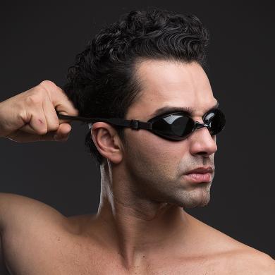 浩沙hosa2023新款泳镜高清防雾防水专业男女通用成人近视游泳眼镜218161103