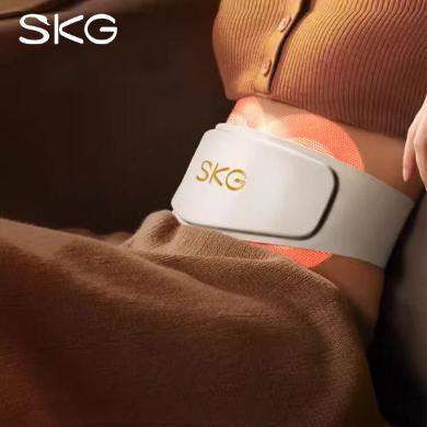 SKG腰部按摩仪 四区揉捏缓解酸累智能按摩器腰带可拆洗 月光金 W7二代豪华款