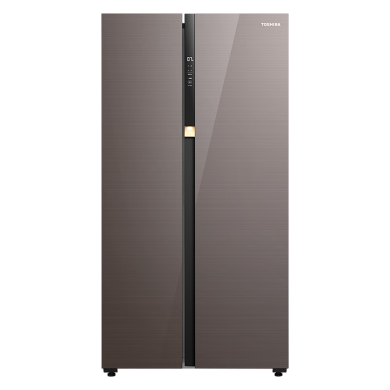 TOSHIBA东芝600升超大容量双循环对开门冰箱 果蔬雾化保鲜 一级能效省电风冷无霜电冰箱 GR-RS630WE-PG1A8
