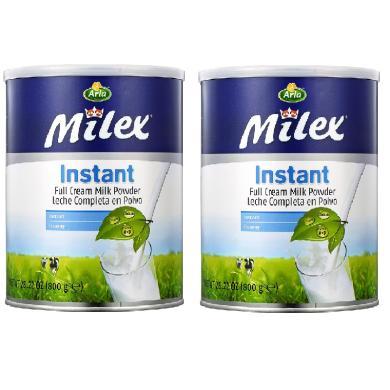 【2罐装】丹麦Arla Milex全脂速溶奶粉有效期：2026-2