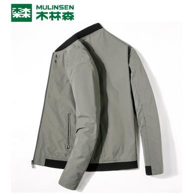 木林森春秋季男士外套帅气夹克上衣新款韩版潮流外套TC-9935