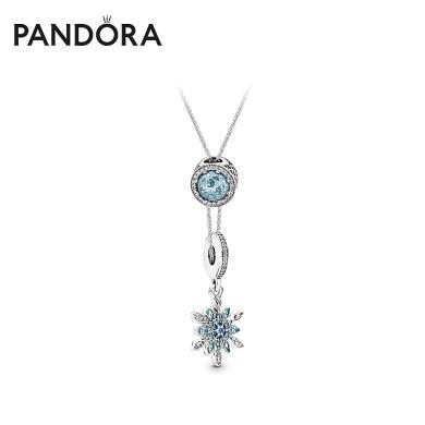 【支持七天退换】Pandora潘多拉冰河之心项链套装礼盒精致时尚礼物ZT0544