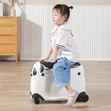 步步乐新款时尚可坐骑儿童行李箱懒人遛娃拉杆箱男女宝宝20寸可爱旅行箱