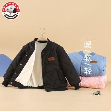 【新品首发】史努比秋冬季男女童加绒棒球服外套WM002