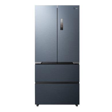 美的无缝全嵌系列552法式多门四开门超薄零嵌入式大容量家用智能变频一级能效电冰箱MR-552WUFPZE