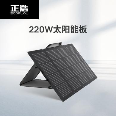 ECOFLOW正浩 太阳能电池板发电板户外露营折叠便携充电 220W便携太阳能板【双面吸光】220W太阳能板