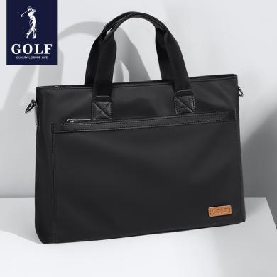GOLF/高尔夫男士商务公文包办公出差通勤休闲手提包13.3寸电脑包文件袋单肩包 GAD12845