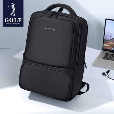 GOLF/高尔夫男士双肩包男商务休闲男士包包通勤出差多功能15.6寸电脑包背包学生书包 GAS13849