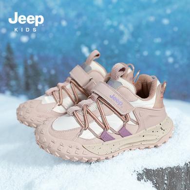jeep童鞋男童运动鞋新款秋冬儿童棉鞋冬季加绒女童二棉鞋冬22AW0560