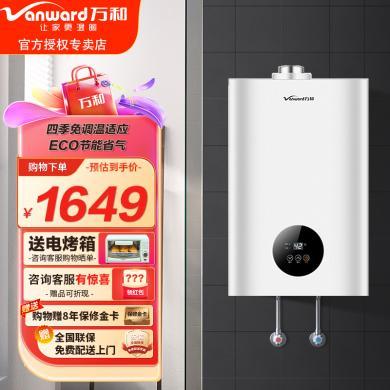 万和（Vanward）310W系列12升平衡式燃气热水器智能恒温燃气热水器可装浴室自适调温无级变升