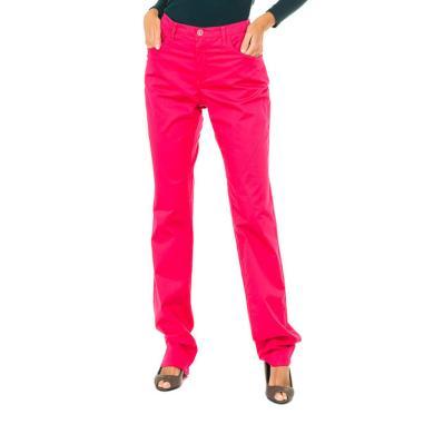 【支持购物卡】Emporio Armani/阿玛尼 女士时尚玫红色弹力舒适牛仔裤香港直邮
