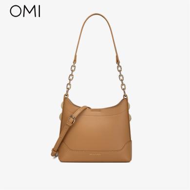【商场同款】 omi欧米精选手提水桶包女时尚感大容量单肩斜挎包包-1351S1081