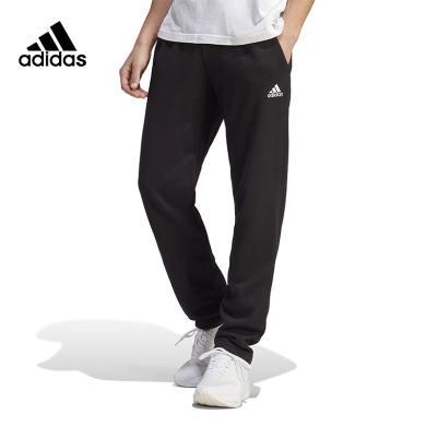 Adidas阿迪达斯男裤春季新款针织束脚收口宽松运动长裤IC9425