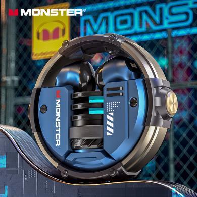 魔声（MONSTER）XKT10魔声无线蓝牙耳机金属机甲灯光旋转机仓降噪游戏运动手机电脑通用