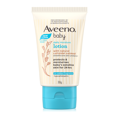 美国Aveeno艾惟诺/艾维诺燕麦每日倍护润肤乳（无香型）30g 婴儿宝宝儿童
