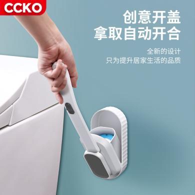 CCKO一次性马桶刷无死角洁厕刷壁挂可替换刷头卫生间马桶清洁刷缝隙刷CK8312