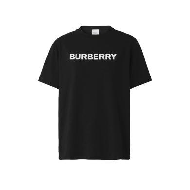 【支持购物卡】BURBERRY 博柏利/巴宝莉 女士百搭字母logo印花短袖T恤多色可选香港直邮