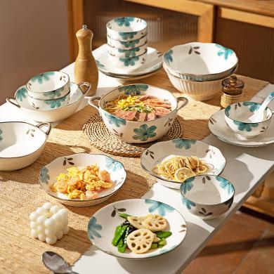 摩登主妇青渊日式陶瓷碗家用2024新款餐具好看的米饭碗小碗菜盘子
