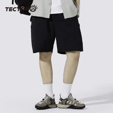 TECTOP/探拓户外夏季新款弹力五分裤男款弹力短裤舒适休闲裤沙滩裤